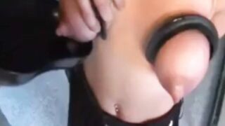 Turned from a slut into a Milk Cow