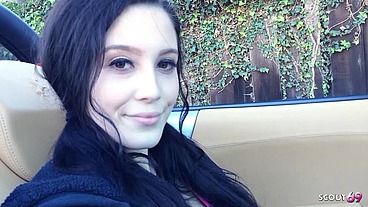 Black hair Teen with big natural Saggy Tits Pick Up and talk to Fuck by older Guy at Full Porn