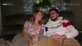 movie night? fine, but first lick my ass and drain my balls in your mouth