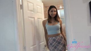 Hookup with Kimora Quin taking a facial (Amateur pov)