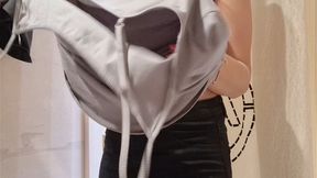 I expose my knockers in the dressing room