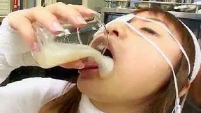 ty Miyu Tachikawa enjoys Asian bukkake in uniform
