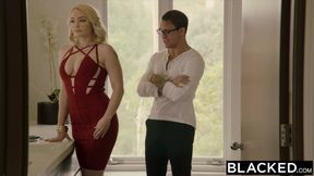 Voluptuous blond cheater squirts all over a BBC behind her BF's back - hadley viscara