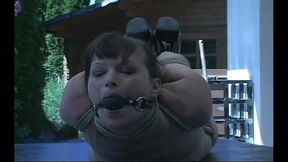 Hogtie April - Two ultimate Hogties for Yvette Costeau - Part 1 mp4 SD