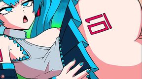 1HENTAI SIN CENSURA HATSUNE MIKU FOLLADA POR EL CULO!