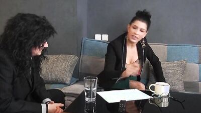 A small-dick blowjob for his job interview is the best option he has