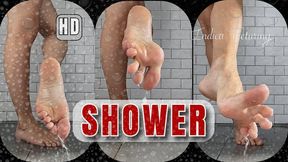 SHOWER & FEET : Foot fetish - Wet feet - Feetgirl - French feet - Barefoot - Clean feet - Water - Danse - Egyptian feet