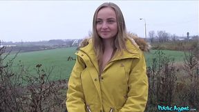 Public Agent - Tiny Blonde Student Gets Gamy and Pink from Cumming On My Dick&#x1F346;