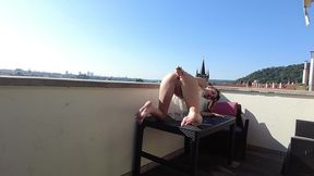 fucking ass on balcony in prague