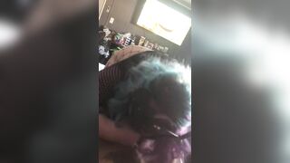 Pregnant BBW PAWG best Friend give me ORAL SEX