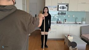 Black Boots Girl's Japanese style Binding Placement (Chinese model)