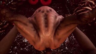 3D Horror Monsters Anal Sex inside Hell