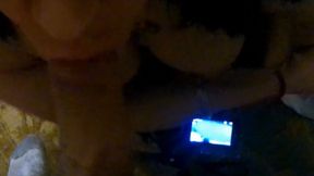Part One of Blowjob Vid: Tease and Tempt (color - poorer quality than black and white)
