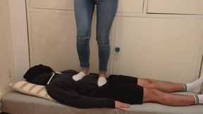 Goddess Bellafussara - Perfect jeans trample