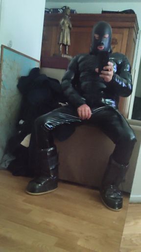 PVC, latex, shiny clothes