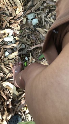 Memorable moment from &quot;Domi sucking and singling with stranger in the bush&quot;