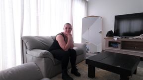 Lesbian Stepsister Uses Stepbrothers Cock to See if She Is Bisexual