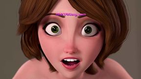 Slutty Cass Gets Her Anal&#x1F44C; Fisted by Multiple Dudes in this 3D Hentai Frenzy!!