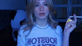 Close up Smoking Fetish, so you can feel my smoke upon you ;) Muaa xx