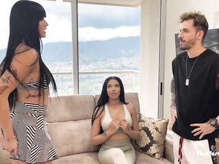 2 hawt Venezuelan beauties bang their personal tutor