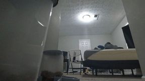 tiny human roaming in giantess room