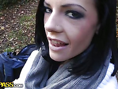 Fisting from a horny brunette