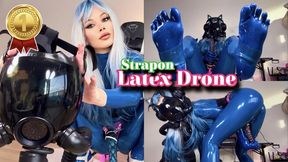 Perverted Dominant Latex Drone Female Strapon Fuck