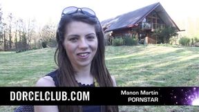 Dorcel Club featuring Anissa Kate and Chloe Lacourt's brunette scene