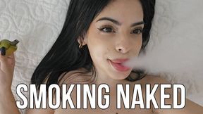 Smoking naked