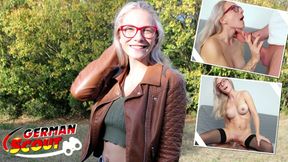 Blonde beauty Vivi Vallentine gets picked up and pounded by a hungry German scout for a casting fuck