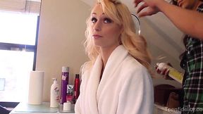 Erica Fontes Gets Down and Dirty Behind the Scenes