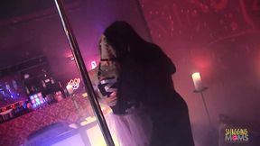 Owner of the strip club enjoys exclusive access with two workers