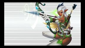 best elf [ hentai game ] ep.1 sexy competition of dark and tanned elf !