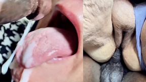 Black cock drilled my big fat pussy, then I milk and swallow his big cum load - BBW SSBBW cum swallow, big ass, thick ass, big fat ass, fat pussy, hijab Muslim, massive cum load, BBW pussy eating, massive ass, asshole closeup, point of view, BBW Doggy