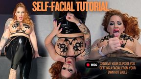 NEW CONTENT! Self Facial Tutorial By Ruby Onyx