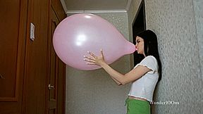 Jessica B2P big pink in the corridor 4K UHD
