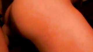 Submissive straight guy Marc bends over so that his girlfriend uses a strap on to fuc