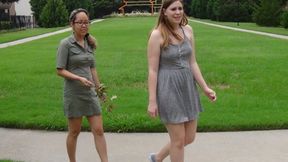 Skylar And Alex In The Park