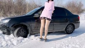 Christina driving lesson sneakers stuck revving_full video 43 min