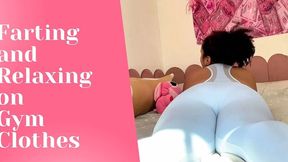 Anna Cutiepiie Relaxes and Farts in Gym Gear