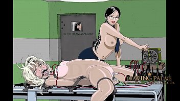 Hot animated whips & binds, servant gets enslaved, punishment ensues in sick cartoon XXXFetish Game