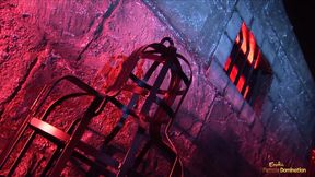 Sexy granny's plaything bound to a dungeon thrill