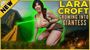 Lara Croft Growing into Giantess