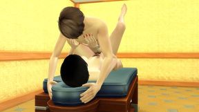 asian massage with a virgin boy for the first time - japanese big boobs massage