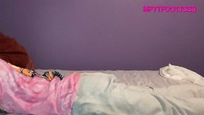 ReVamped - MFYT uses her stinky old toms to please her stinky foot lover - From the OG MFYT Vault