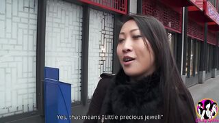 Curvy booty and long boobs chinese bimbos Sharon Lee make