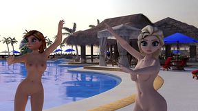 anna and elsa frozen 3d porn animation