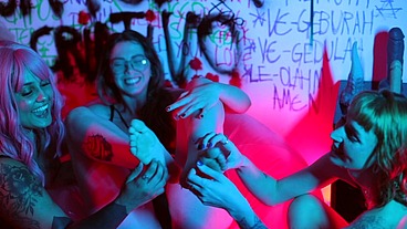 Lesbian Threesome Loves to Tickle & Foot Worship