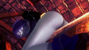 raven takes a ride on the wooden pony bsdm - titans porn