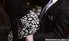 Teen mormon cum sprayed